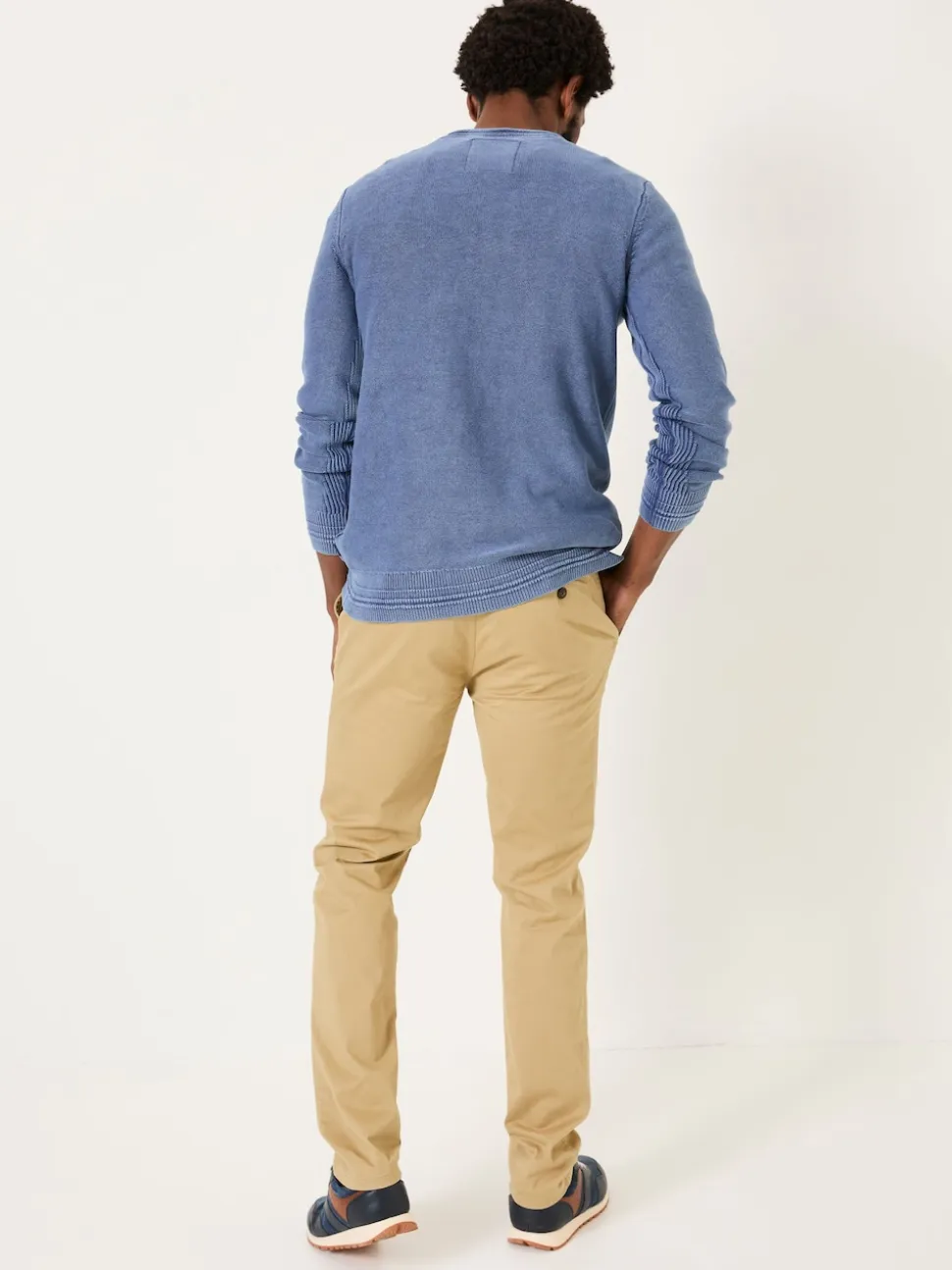 FatFace Heyshott White Stone Slim Chinos