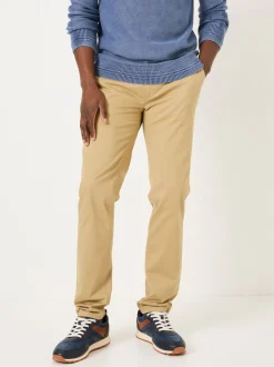 FatFace Heyshott White Stone Slim Chinos