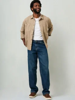 FatFace Indigo Blue Loose Fit Utility Jeans
