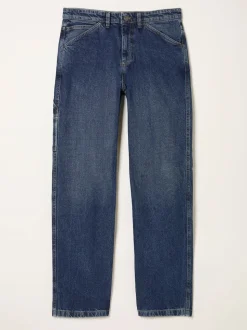 FatFace Indigo Blue Loose Fit Utility Jeans