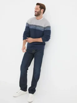 FatFace Indigo Blue Straight Fit Jeans
