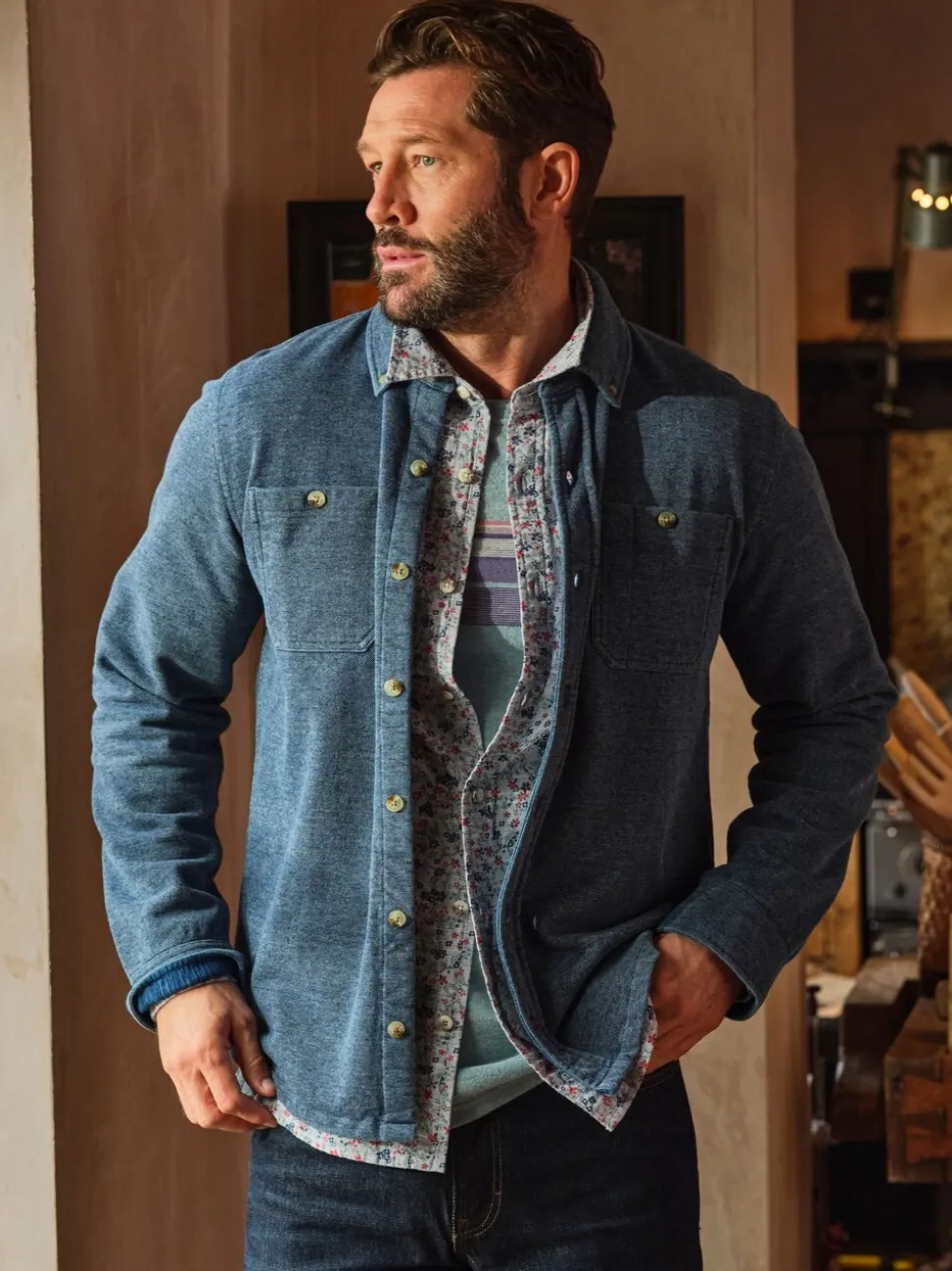 FatFace Indigo Blue Sweat Shirt