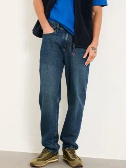 FatFace Indigo Blue Tapered Fit Jeans