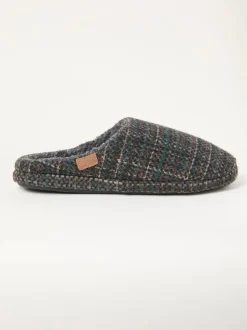 FatFace Jamieson Grey Slipper