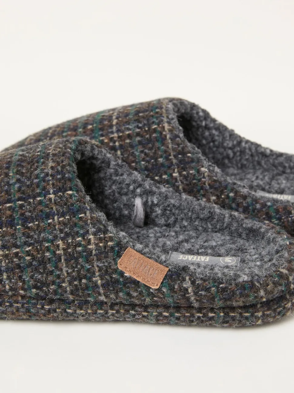 FatFace Jamieson Grey Slipper