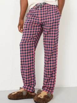 FatFace Leven Red Check Pyjama Bottoms