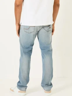 FatFace Light Vintage Blue Straight Fit Jeans