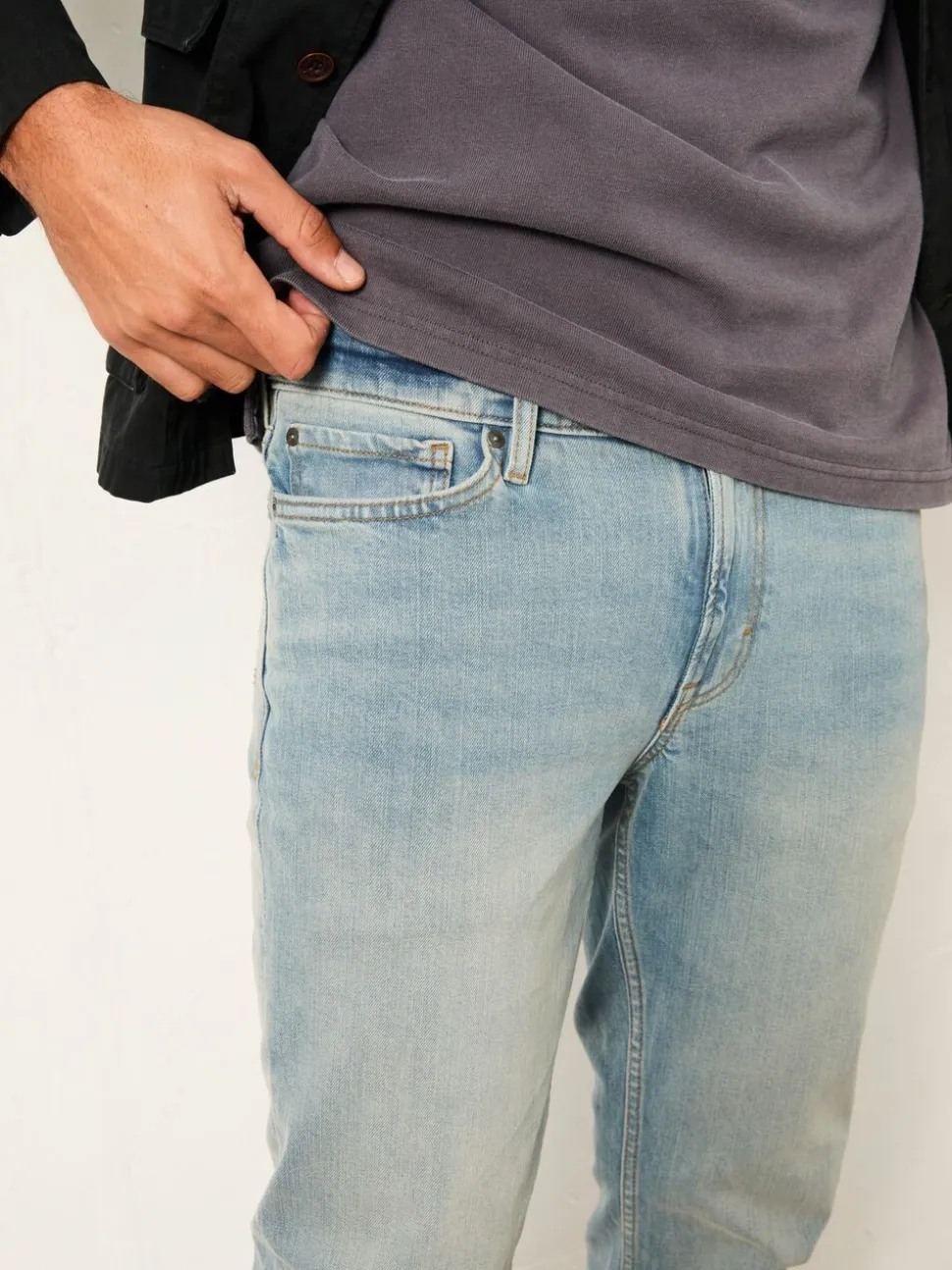 FatFace Light Vintage Blue Slim Fit Jeans