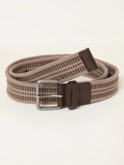 FatFace Luca Beige Webbing Belt
