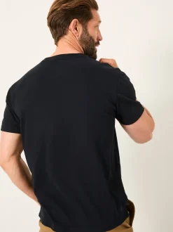 FatFace Lulworth Black Short Sleeve T-Shirt