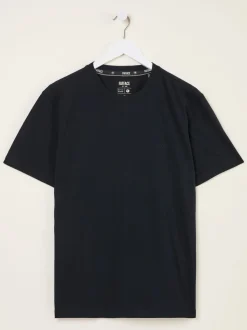 FatFace Lulworth Black Short Sleeve T-Shirt
