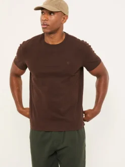FatFace Lulworth Chocolate Brown Short Sleeve T-Shirt