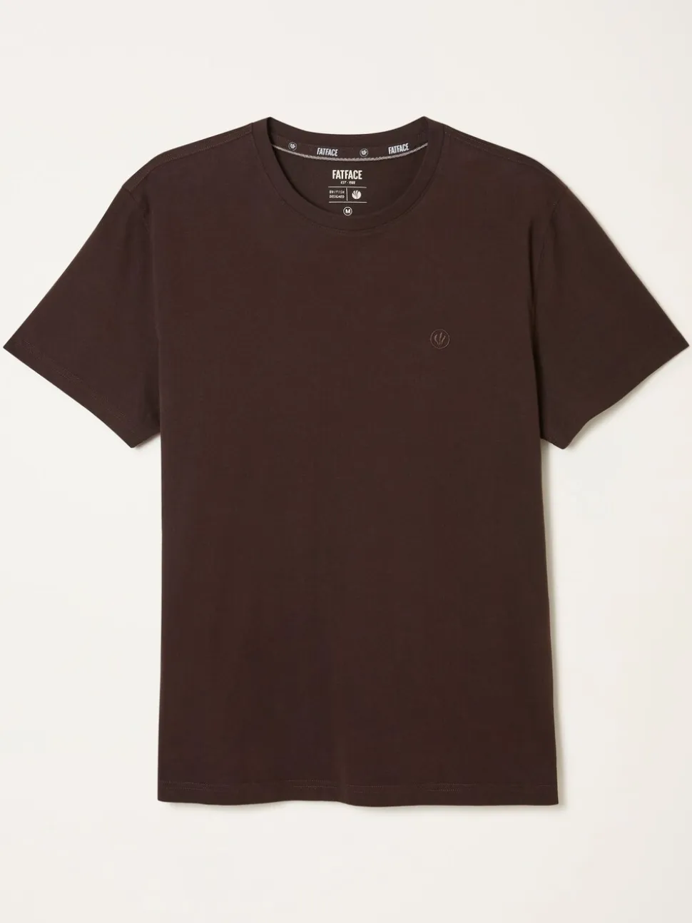 FatFace Lulworth Chocolate Brown Short Sleeve T-Shirt