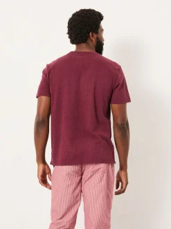 FatFace Lulworth Claret Short Sleeve T-Shirt