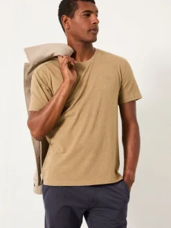 FatFace Lulworth Dark Natural Short Sleeve T-Shirt