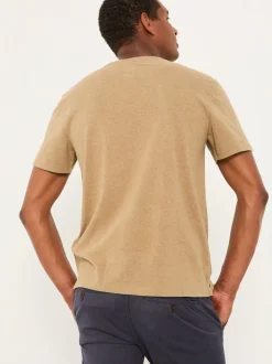 FatFace Lulworth Dark Natural Short Sleeve T-Shirt