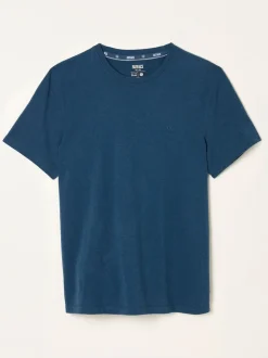 FatFace Lulworth Dark Teal Blue Short Sleeve T-Shirt