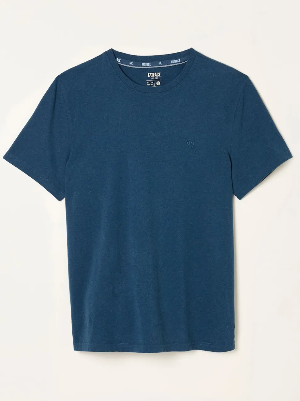 FatFace Lulworth Dark Teal Blue Short Sleeve T-Shirt