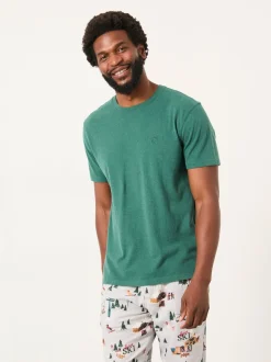 FatFace Lulworth Mid Green Short Sleeve T-Shirt