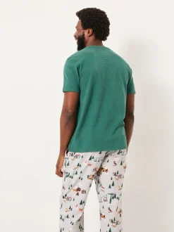 FatFace Lulworth Mid Green Short Sleeve T-Shirt