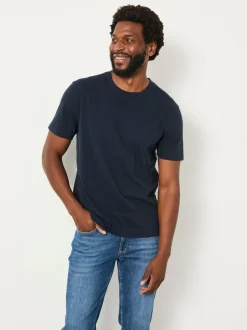 FatFace Lulworth Navy Short Sleeve T-Shirt