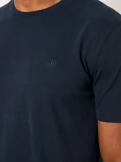 FatFace Lulworth Navy Short Sleeve T-Shirt