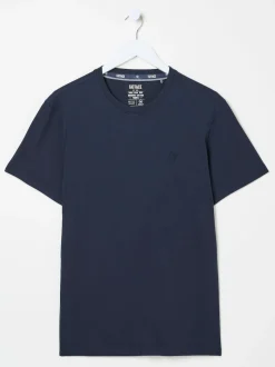FatFace Lulworth Navy Short Sleeve T-Shirt