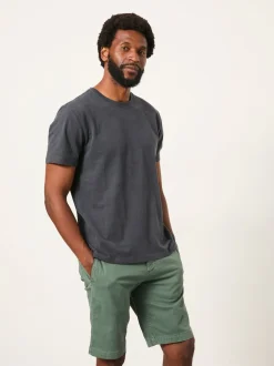 FatFace Lulworth Washed Black Short Sleeve T-Shirt