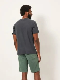 FatFace Lulworth Washed Black Short Sleeve T-Shirt