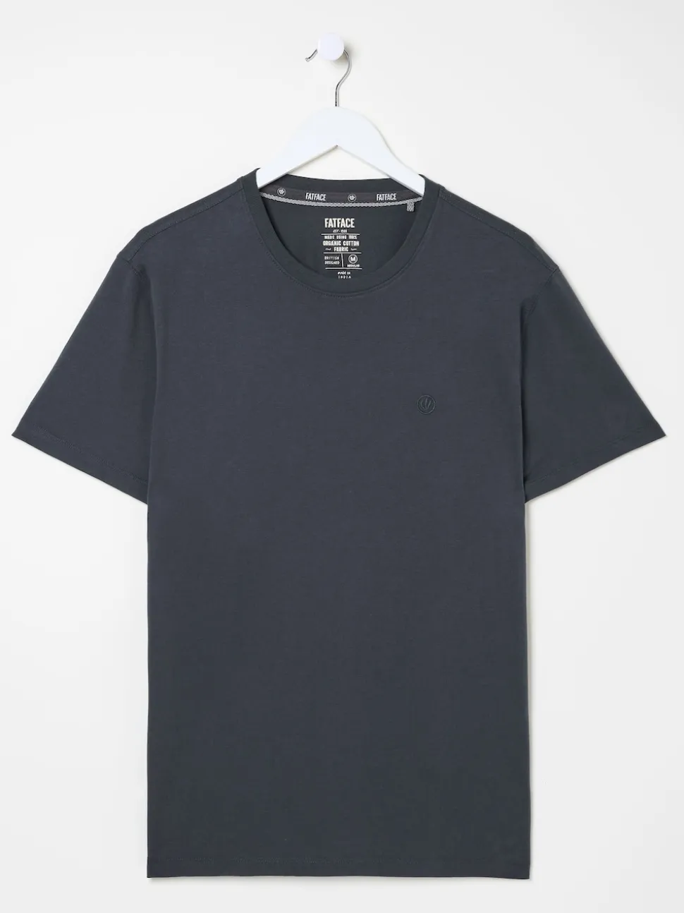 FatFace Lulworth Washed Black Short Sleeve T-Shirt