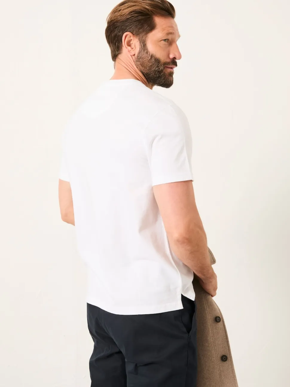 FatFace Lulworth White Short Sleeve T-Shirt