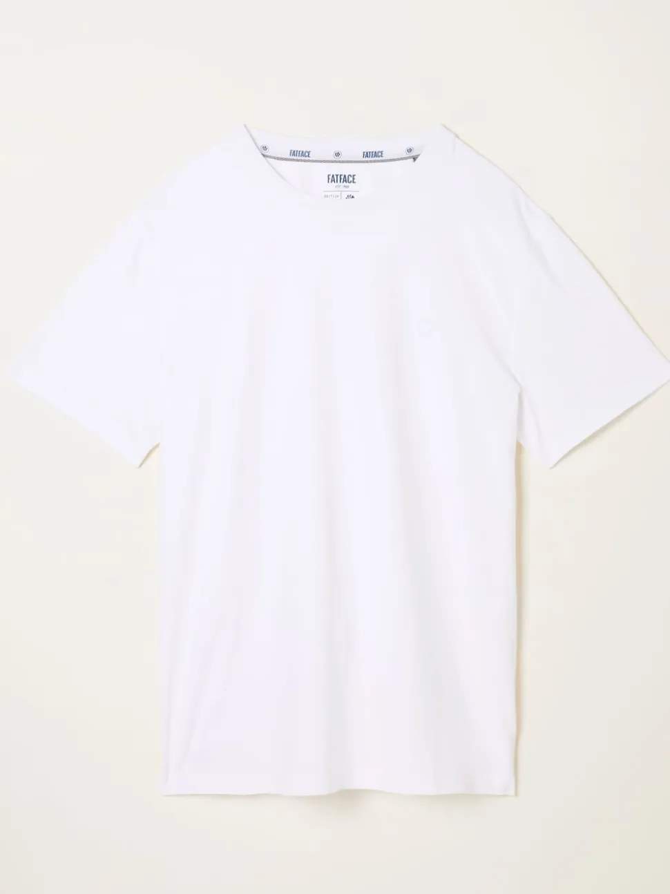 FatFace Lulworth White Short Sleeve T-Shirt