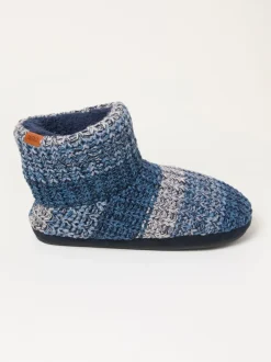 FatFace Matthew Blue Knit Boot