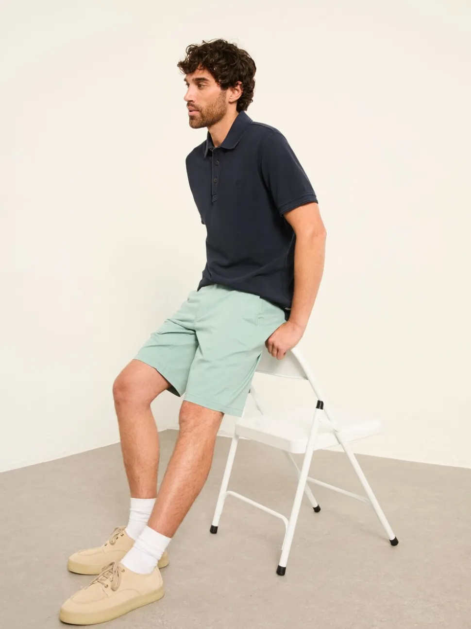 FatFace Mawes Duck Egg Blue Chino Shorts