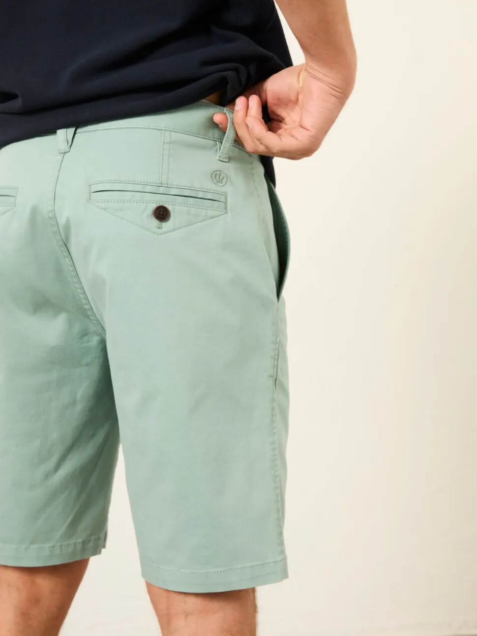 FatFace Mawes Duck Egg Blue Chino Shorts