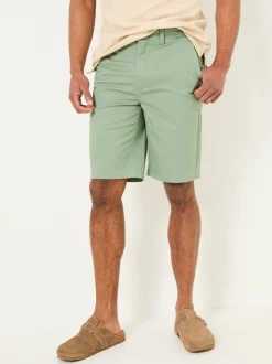 FatFace Mawes Green Chino Shorts