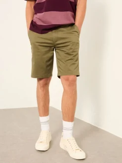 FatFace Mawes Khaki Green Chino Shorts