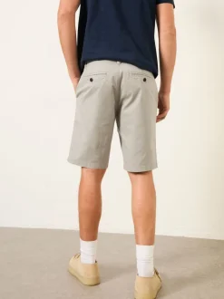FatFace Mawes Light Grey Chino Shorts