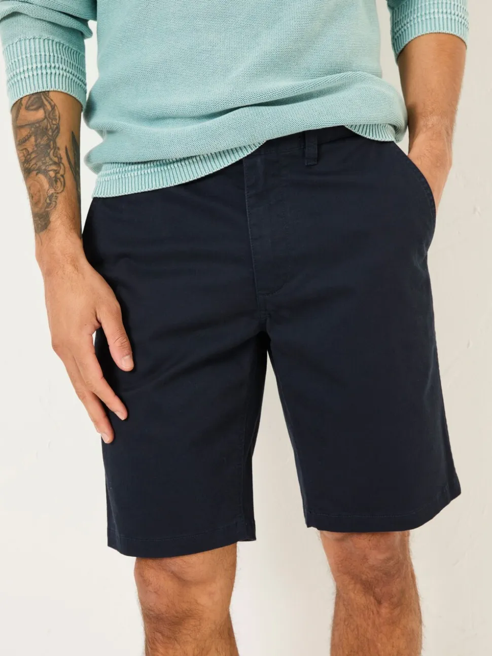 FatFace Mawes Navy Chino Shorts