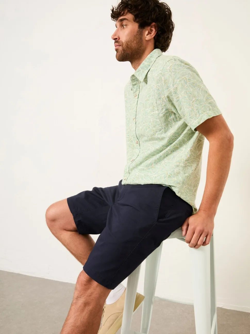 FatFace Mawes Navy Chino Shorts