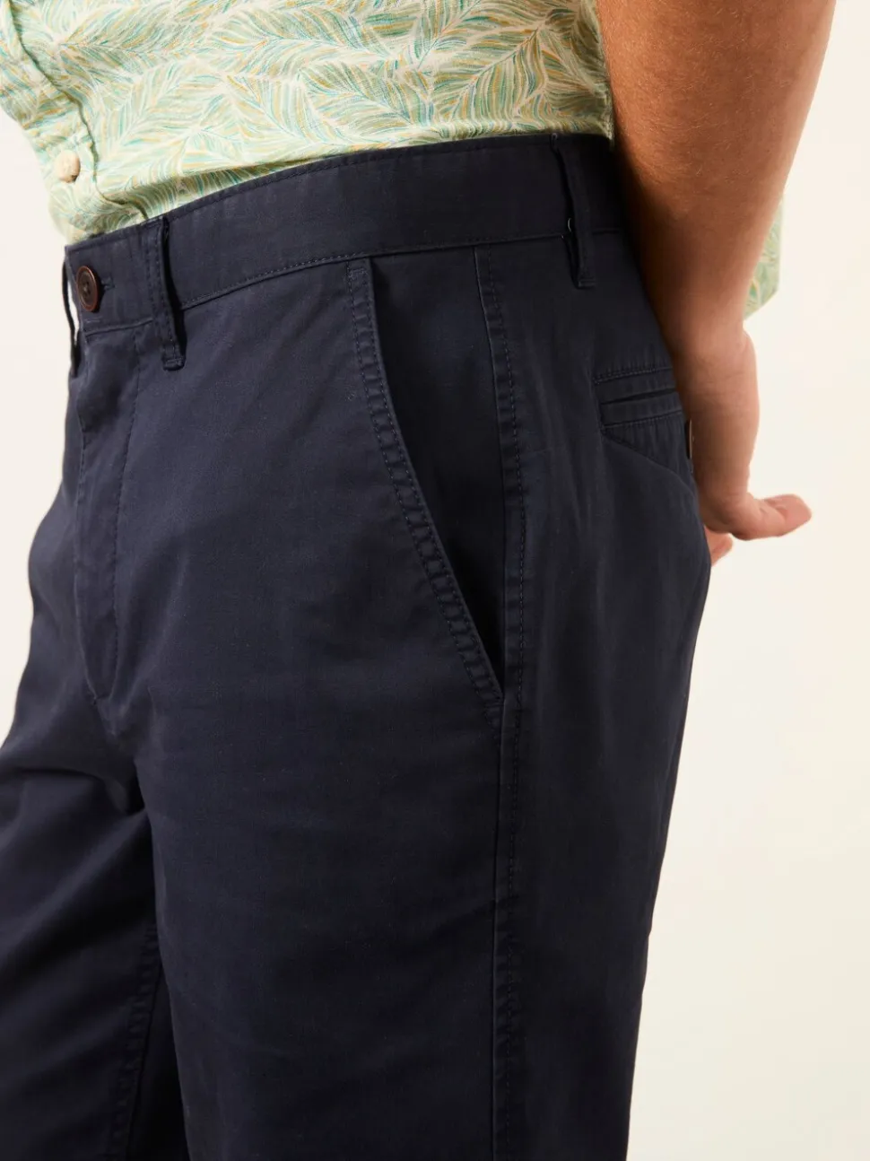 FatFace Mawes Navy Chino Shorts