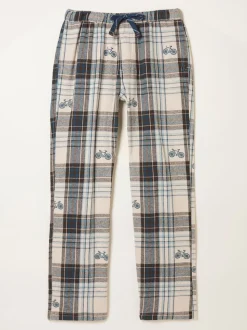 FatFace Natural Bike Jacquard Pyjama Bottoms