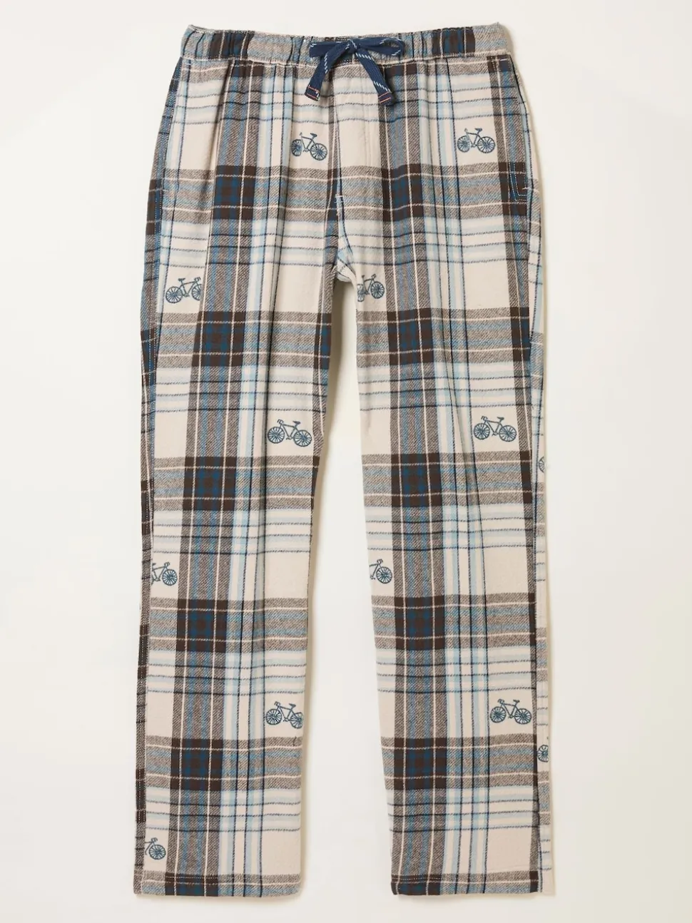 FatFace Natural Bike Jacquard Pyjama Bottoms