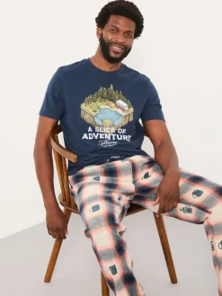 FatFace Navy VW Slice Graphic T-Shirt