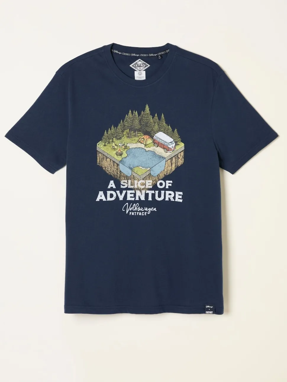 FatFace Navy VW Slice Graphic T-Shirt