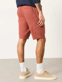 FatFace Padstow Terracotta Pull On Garment Dye Utility Shorts