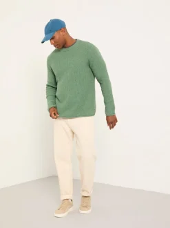 FatFace Penrith Green Crew Neck Knitted Jumper