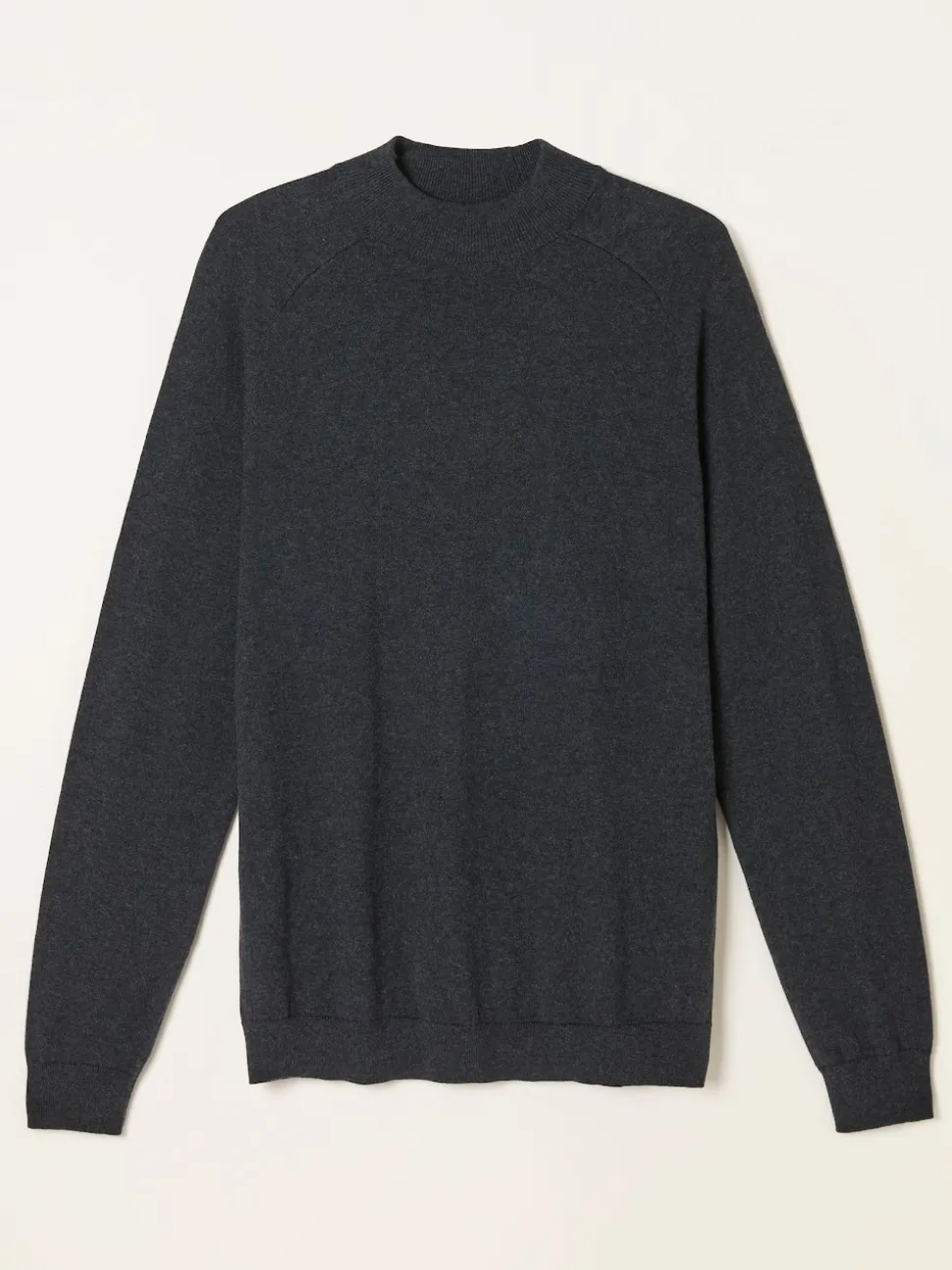 FatFace Rye Charcoal Grey Knitted Turtle Neck Jumper