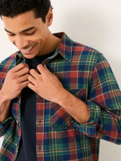 FatFace Rye Multi coloured Long Sleeve Buffalo Check Shirt
