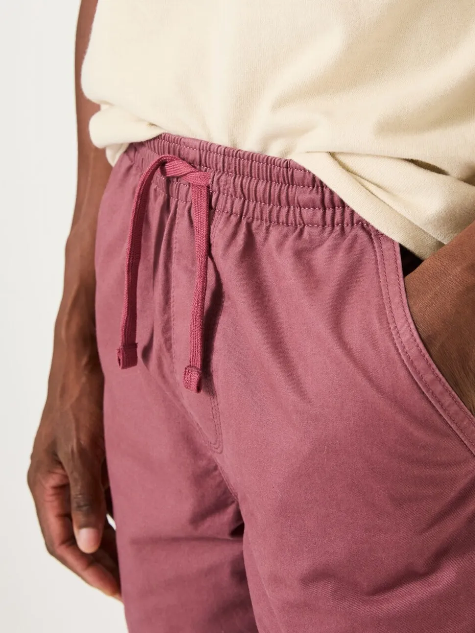 FatFace Seaton Plum Purple Pull On Shorts